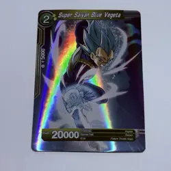 Super Saiyan Blue Vegeta Dragon Ball Super Card Holo Foil Cool Art Tc11 - Image 1