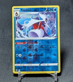 Froslass Rare Reverse Holo Water Type Chilling Reign Pokemon TCG Card 036/198 - Image 1