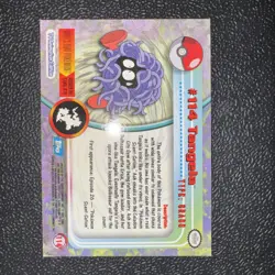 Topps Pokemon Trading Card Game TCG NON Holo WOTC 1st Edition Series 2 Tangela - Image 2