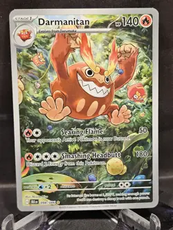 Pokemon Darmanitan 098/086 Illustration Rare Holo S&V: Black Bolt Card NM - Image 1