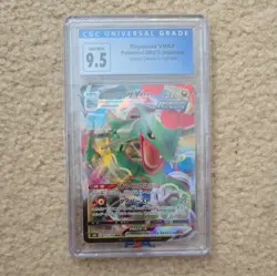 🐉🐉 CGC 9.5 Rayquaza VMAX 120/184 Vmax Climax s8b Holo Pokemon Card - Image 1