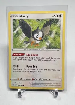 Starly 145/189 Darkness Ablaze Pokemon Card NM - Image 1
