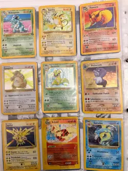 Pokemon 1st Edition TCG WOTC 1999-2000 - 12+ Holo Rares Zapdos+ 120/130 cards - Image 1