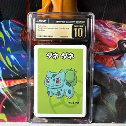 Bulbasaur - CGC PRISTINE 10 - Old Maid Playing Cards - Pokemon TCG 2019 - Image 1