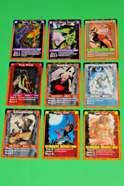 RAGE THE WEREWOLF APOCALYPSE Collectible Card Game 99 Lot TCG CCG 1995 MONSTERS - Image 2