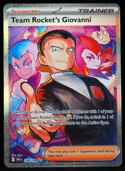 Team Rocket's Giovanni #238/182 Destined Rivals NM/M Pokemon Card - Image 1