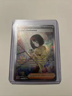 Pokemon TCG SV Scarlet & Violet 151 Erika's Invitation Card #203/165 - Image 1