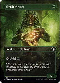 MTG Commander Masters Elvish Druid Borderless (Common) - Image 1