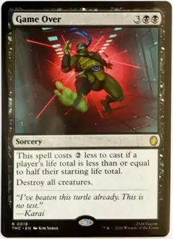MTG Teenage Ninja Mutant Turtles Commander Game Over (Rare) - Image 1