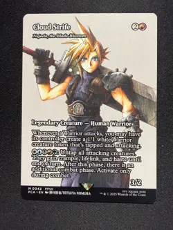Cloud Strife / Najeela, the Blade Blossom - NM - Final Fantasy MtG - Image 1