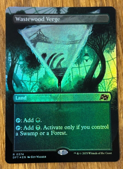 MTG Aetherdrift, Wastewood Verge - Borderless Foil - Image 1