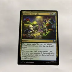 Lessons from Life Teenage Mutant Ninja Turtles Regular Sorcery Uncommon MTG - Image 1