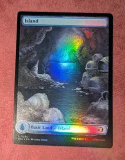 MTG Lorwyn Eclipsed *FOIL FULL ART* ISLAND #280 NM - Image 1