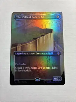 The Walls of Ba Sing Se Borderless Avatar The Last Airbender Foil + 2 Bonus Rare - Image 1