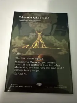 Volcano of Roku's Island - Valakut, the Molten Pinnacle (Borderless) Avatar: The - Image 1