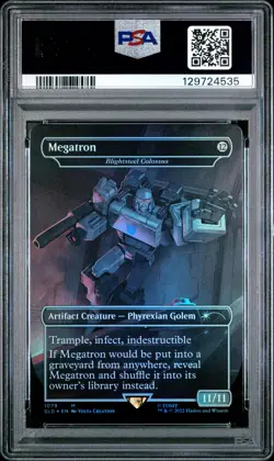2022 MTG SECRET LAIR DROP #1079 MEGATRON PSA 10 - Image 2