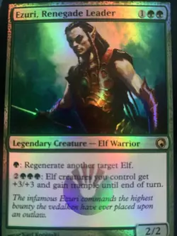 MTG FOIL Ezuri, Renegade Leader - Scars of Mirrodin #119 - Image 1