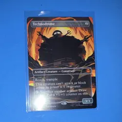 Magic The Gathering Technodrome Artifact Creature TMT Wizards English Regular - Image 1
