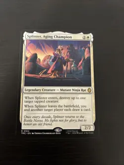 Splinter, Aging Champion TMNT Magic The Gathering MTG - Image 1