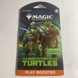 Magic: The Gathering Teenage Mutant Ninja Turtles Play Booster Pack Sleeved! - Image 1