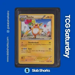 2012 POKEMON BLACK & WHITE NEXT DESTINIES #40 RAICHU - Image 1