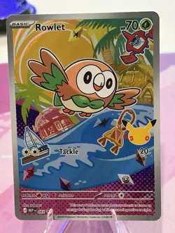Pokemon First Partner Illustration Collection Alola Rowlet, Litten, Popplio - Image 2
