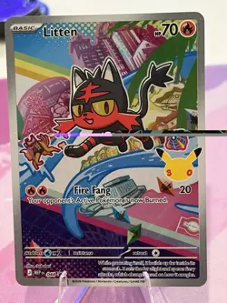 Pokemon First Partner Illustration Collection Alola Rowlet, Litten, Popplio - Image 4