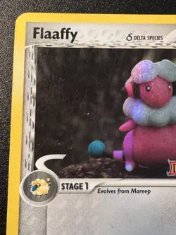Flaaffy 30/101 EX Dragon Frontiers Pokemon Card Reverse Holo Foil Rare MP - Image 3
