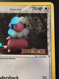 Flaaffy 30/101 EX Dragon Frontiers Pokemon Card Reverse Holo Foil Rare MP - Image 4