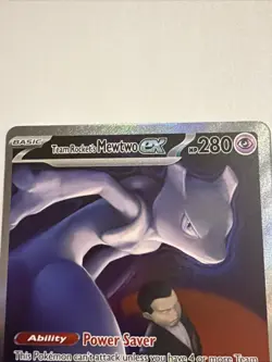 Team Rockets Mewtwo EX 281/217 Ascended Heroes SIR Pokemon 281/217 Mint - Image 4