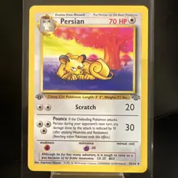 Pokemon TCG Persian 1st Edition Jungle 42/64 NM/LP - Image 1