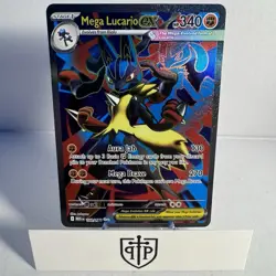 Pokemon TCG - Mega Lucario EX 160/135 Mega Evolution - Ultra Rare Holo - NM - Image 1