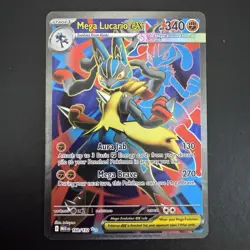 Pokemon TCG - Mega Lucario EX 160/135 Mega Evolution - Ultra Rare Holo - NM - Image 5
