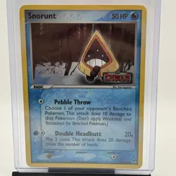 Pokemon Snorunt 64/108 EX Power Keepers Reverse Holo LP Stamped - Image 1