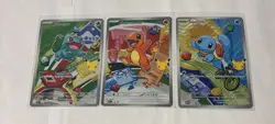 Pokemon TCG First Partner Illustration Collection Series 1 Kanto GEN 1 Starters - Image 1