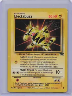 Electabuzz 2 Promo Wizards Black Star Promos Pokemon HP - Image 1