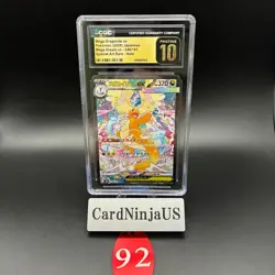 CGC 10 PRISTINE MEGA Dragonite ex SAR 246/193 MEGA Dream ex M2a Pokemon Card 92 - Image 1