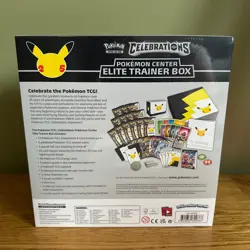 Celebrations - Pokemon Center Elite Trainer Box ETB 25th Anniversary - SEALED - Image 2