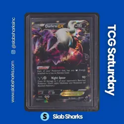 2013 POKEMON BLACK & WHITE LEGENDARY TREASURES #88/113 DARKRAI EX HOLO RARE - Image 1