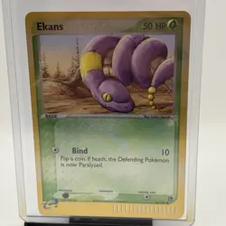 Pokemon Ekans 64/100 EX Sandstorm Reverse Holo Rare LP - Image 1