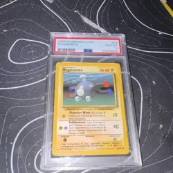 Pokemon Base Set Magnemite 53/102 PSA 10 1999 Common Wizards of the Coast - Image 1
