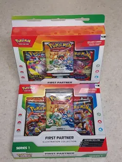 ~LOT OF 2~ POKEMON TCG FIRST PARTNER ILLUSTRATION COLLECTION FACTORY SEALED NEW - Image 1