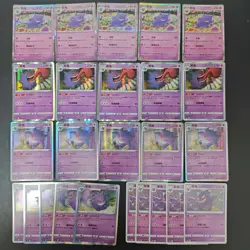 25*Lot Pokemon TCG Simplified Chinese 5 different forms of Gengar #14 KB72 - Image 1