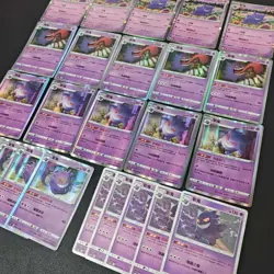25*Lot Pokemon TCG Simplified Chinese 5 different forms of Gengar #14 KB72 - Image 2