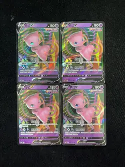 2024 Pokemon TCG S-CHN Sword & Shield CS4bC 048/132 RR Mewtwo V Holo Lot*4 LU57 - Image 1