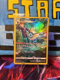 Pokemon TCG Vaporeon TG02/TG30 Brilliant Stars Ultra Rare Full Art Holo 110 HP - Image 1