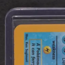 1999 POKEMON FOSSIL #10/62 LAPRAS HOLO RARE - Image 3