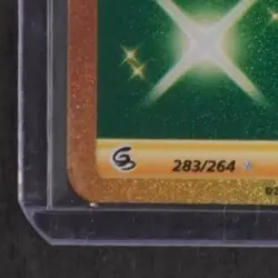 2021 POKEMON SWORD & SHIELD FUSION STRIKE #283/264 GRASS ENERGY SECRET RARE - Image 4