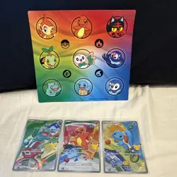 Pokemon 2026 First Partner Illustration Collection Series 1 Promos Set 37-39 #ML - Image 1