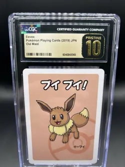 Eevee 2019 Pokemon Japanese Old Maid - Graded CGC Pristine 10 - Image 2